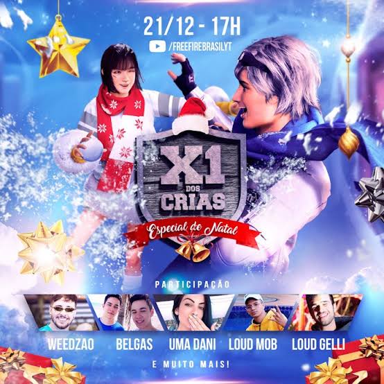 Garena realizou o evento “X1 dos Crias” - edição de natal - Pichau Arena
